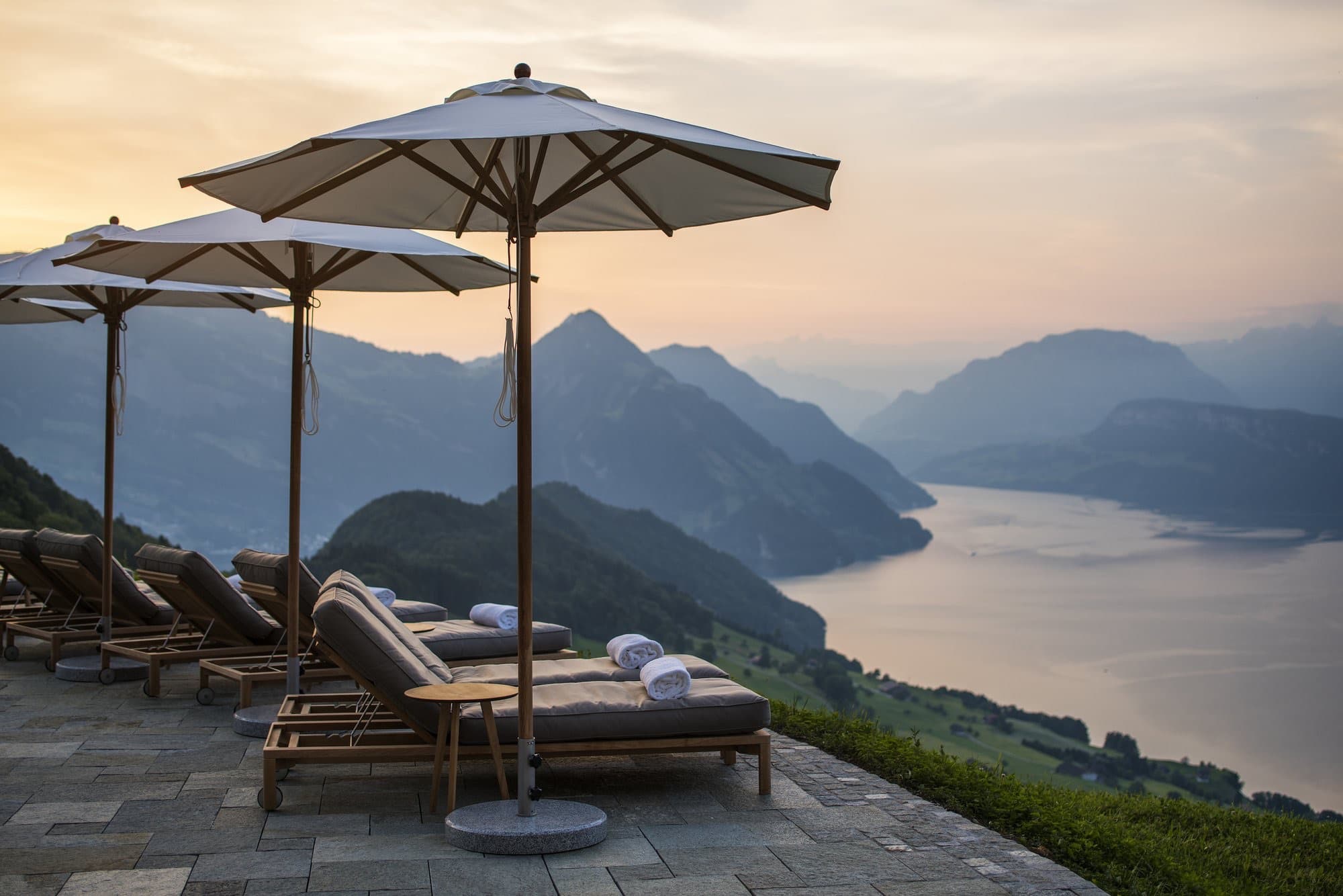 Hotel Villa Honegg — the view