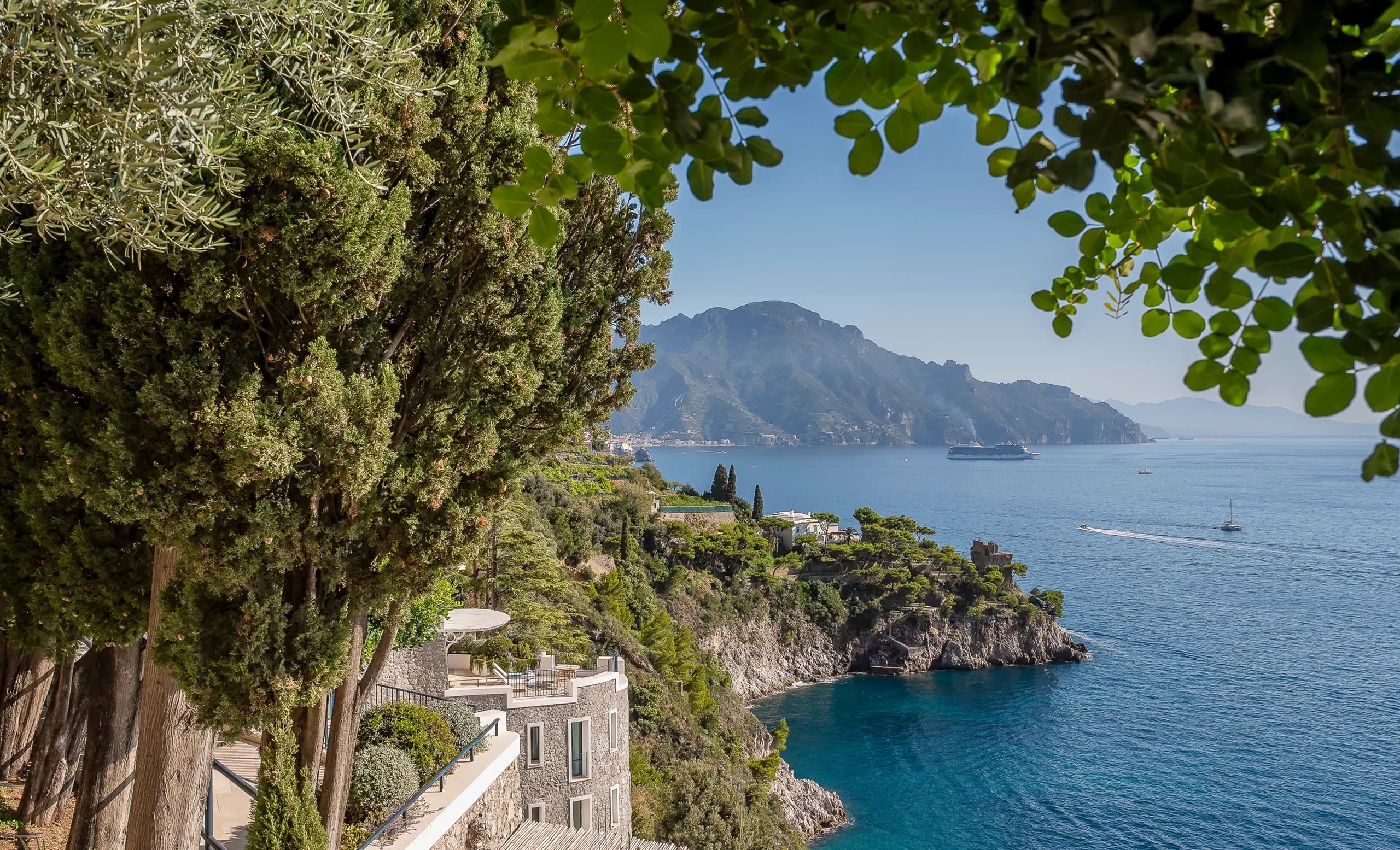Borgo Santandrea — the view