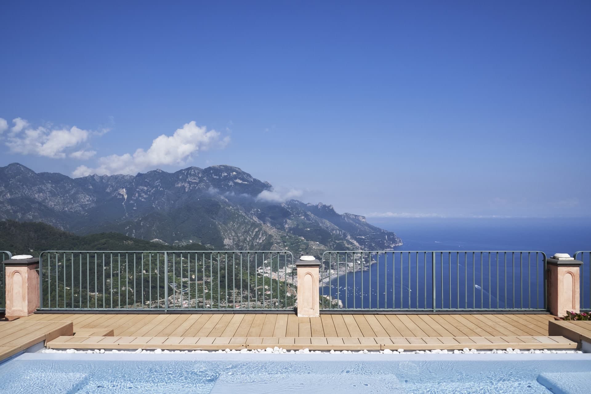 Palazzo Avino — the view