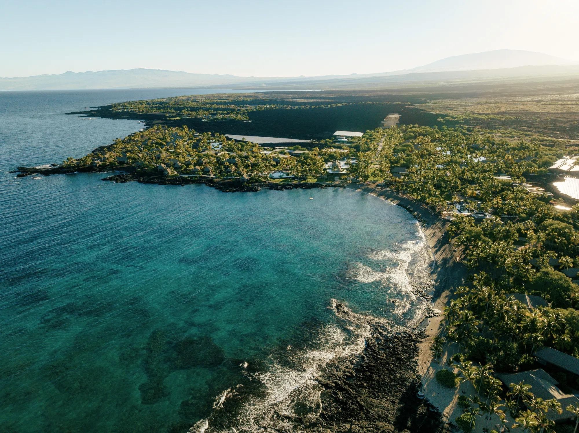 Kona Village, A Rosewood Resort — aerial view