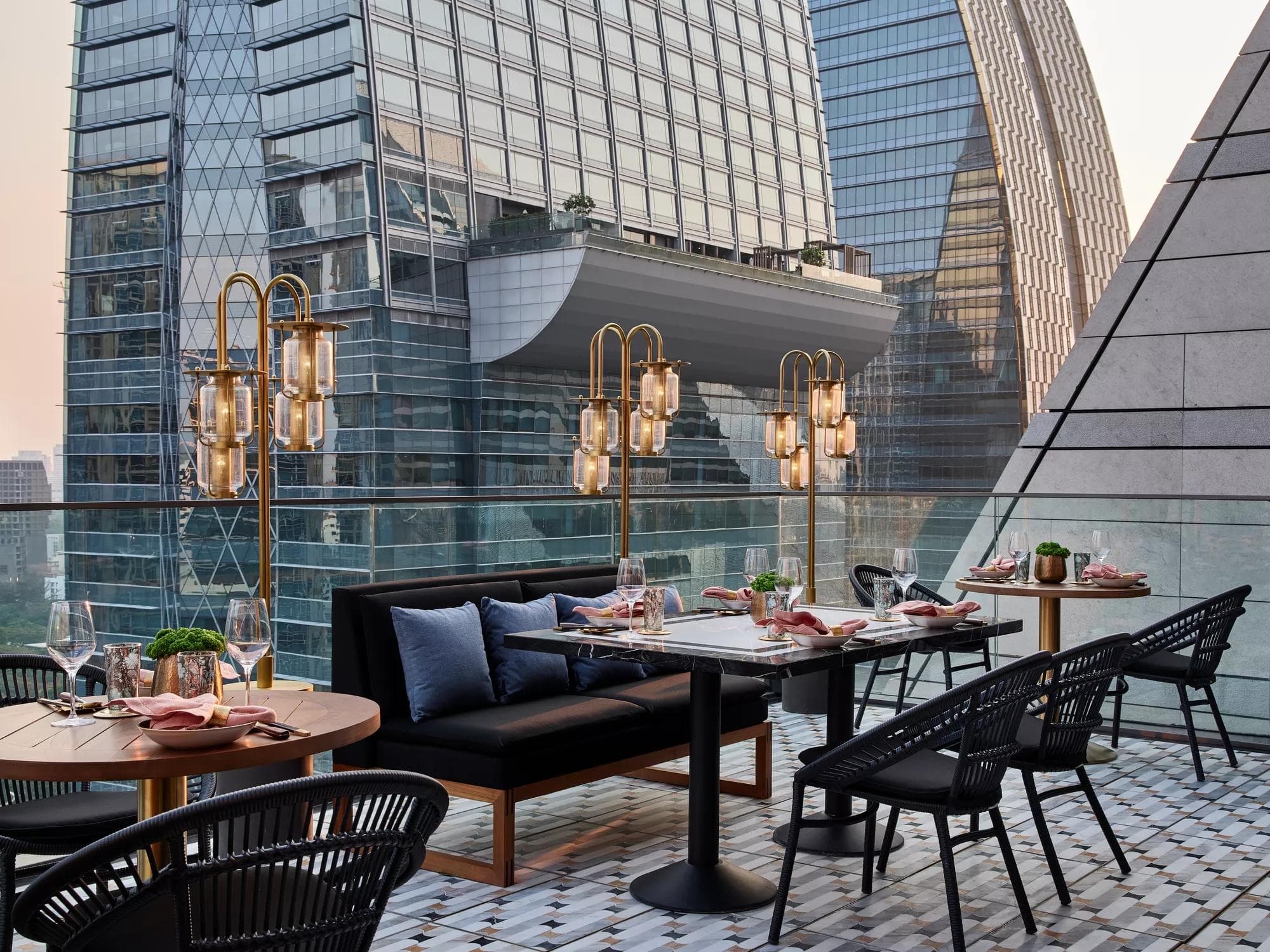 Rosewood Bangkok — terrace
