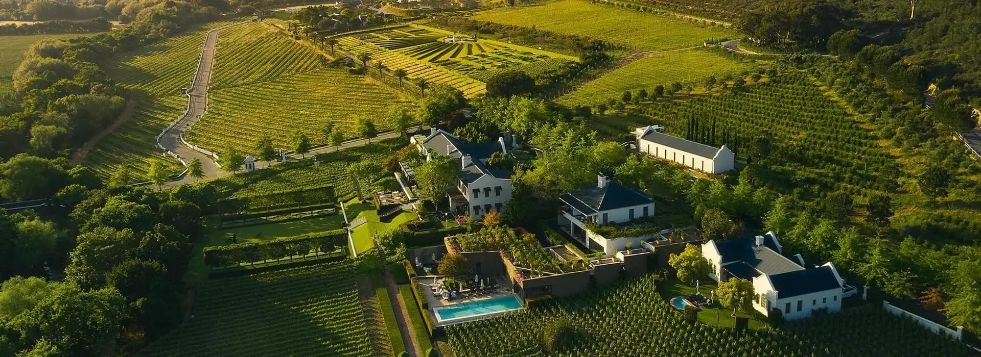 Leeu Estates — aerial view