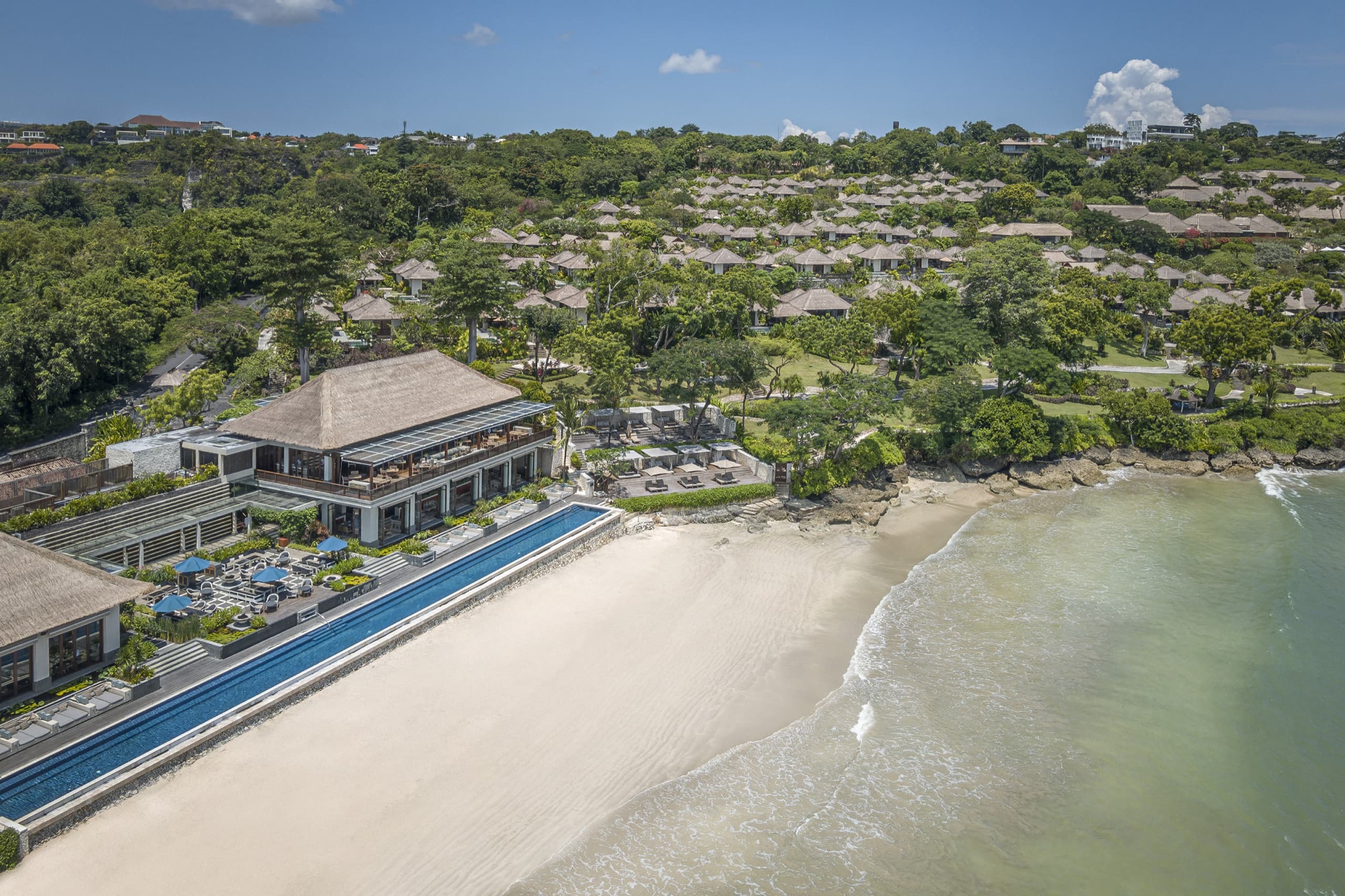 Four Seasons Resort Bali at Jimbaran Bay — aerial view