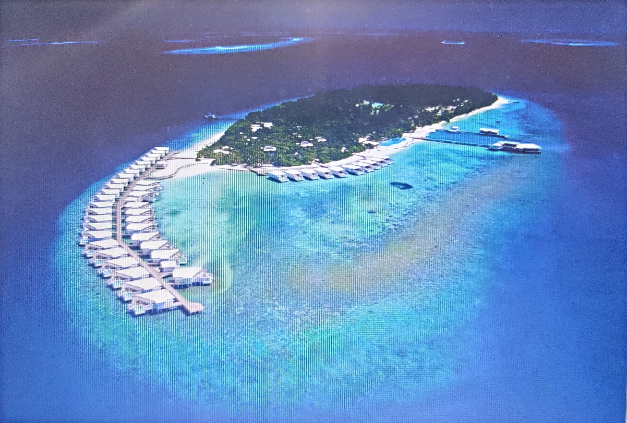 Amilla Maldives — aerial view