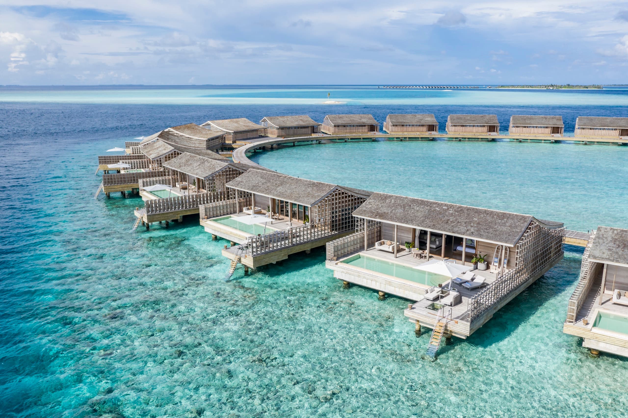 Kudadoo Maldives Private Island — aerial view