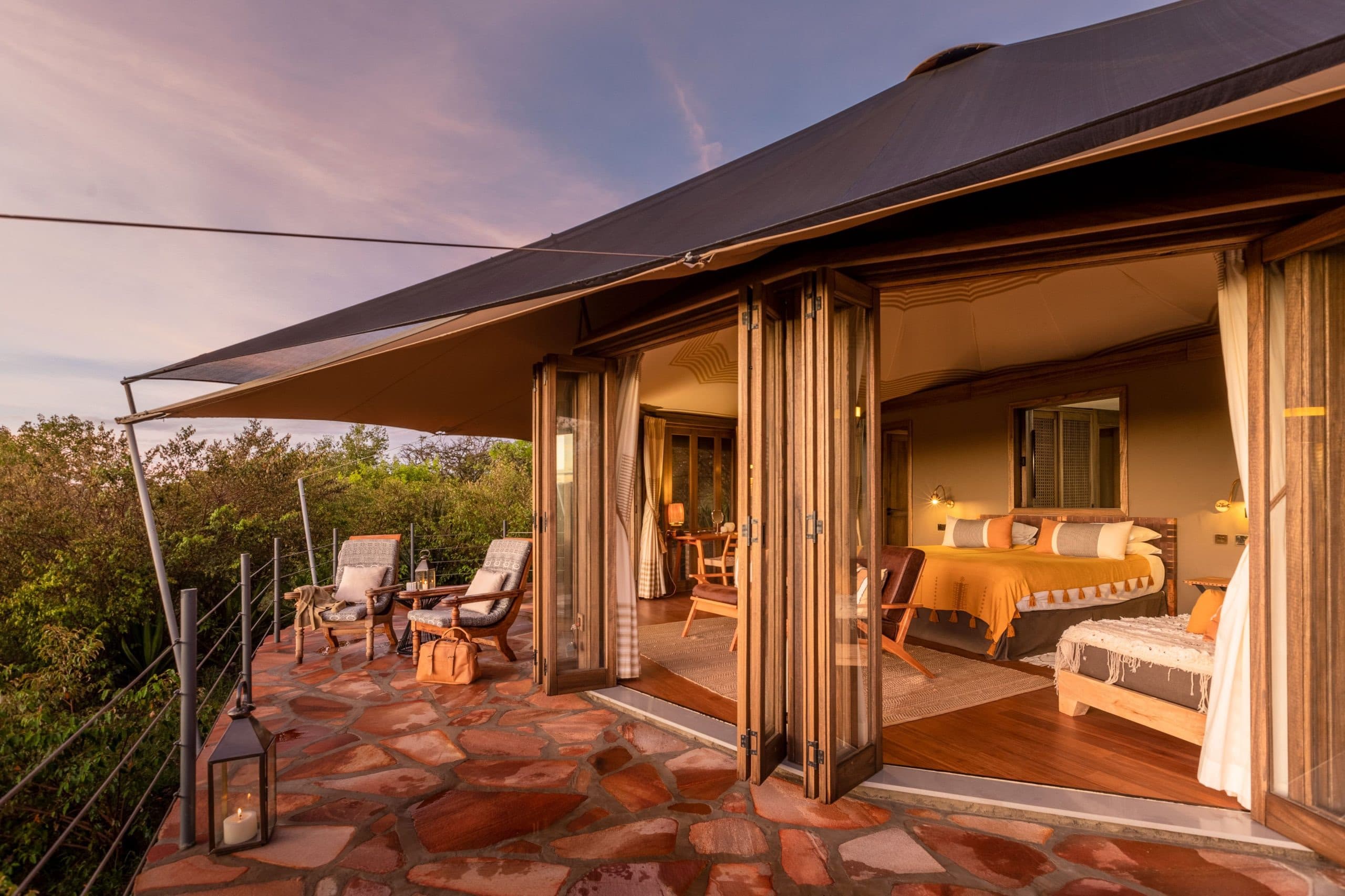 Hemingways Ol Seki Mara Camp — terrace