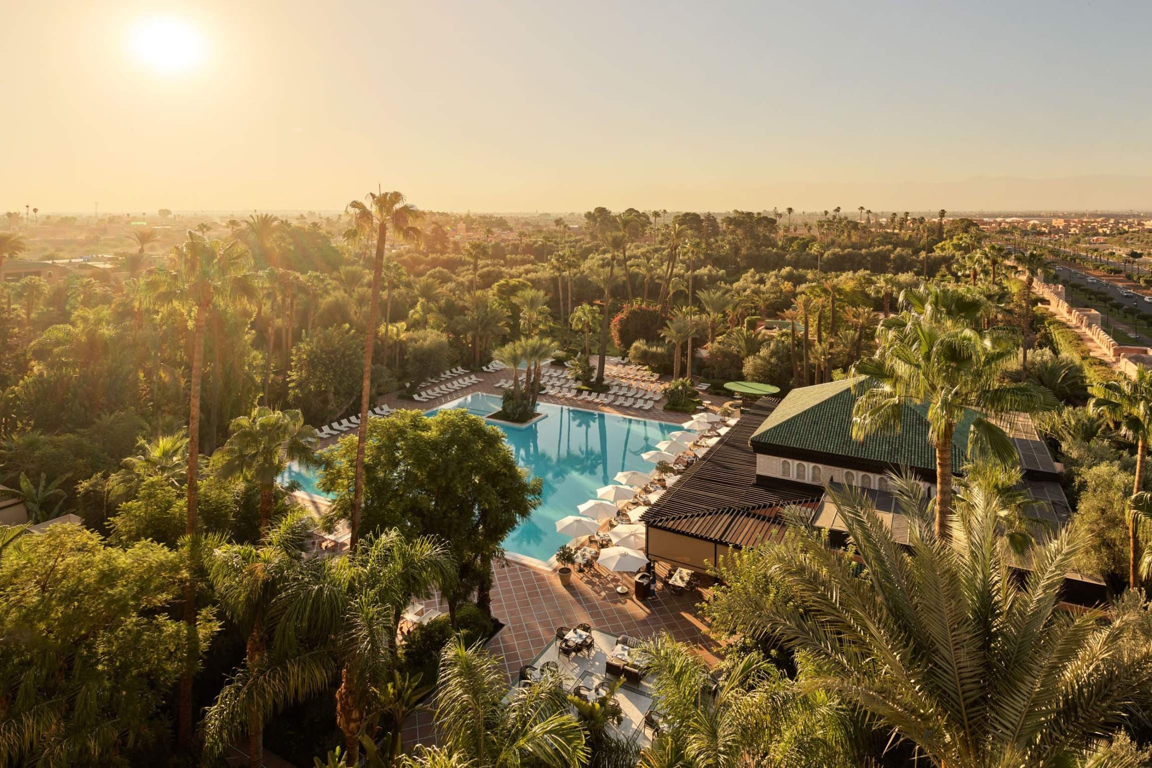 La Mamounia — aerial view