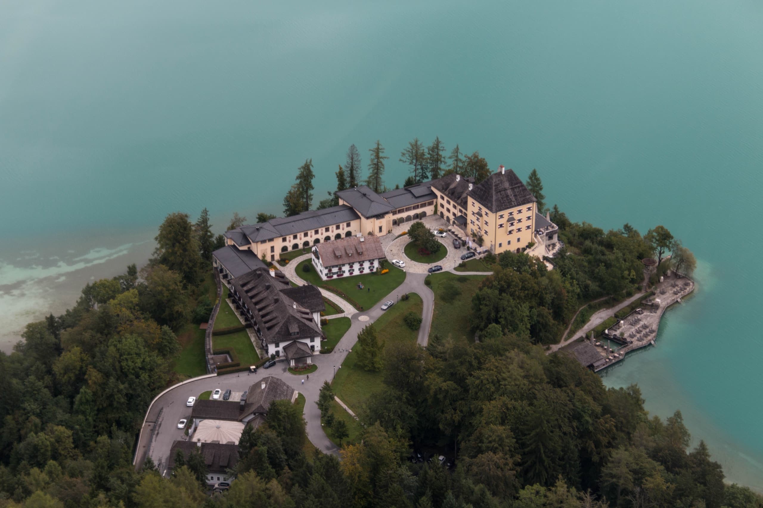 Rosewood Schloss Fuschl — aerial view