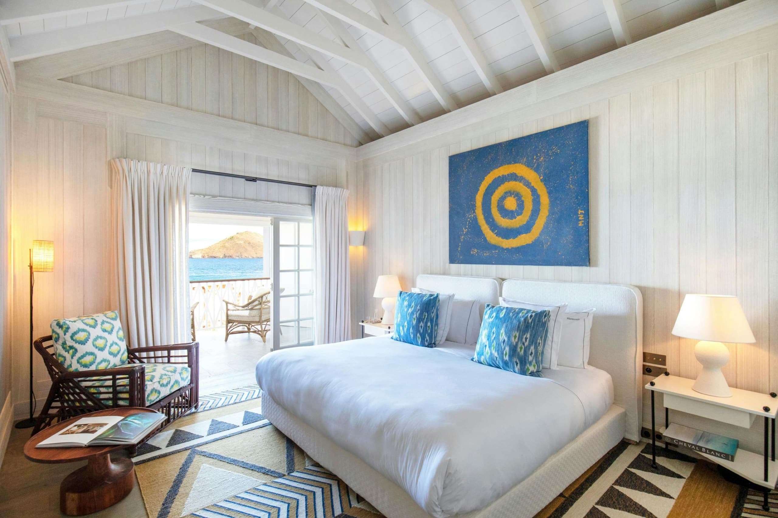 Ocean Room bedroom with terrace onto the sea