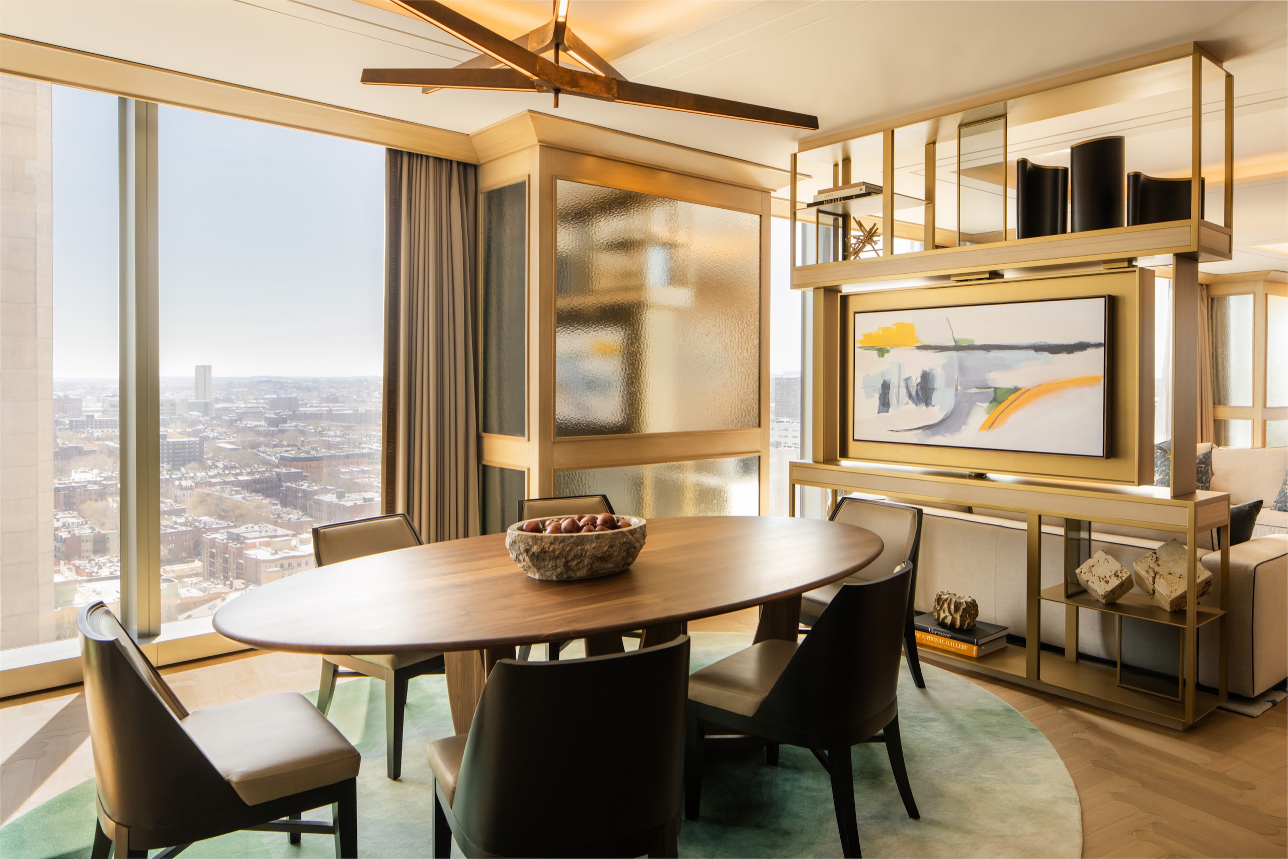 Presidential Suite living room (2026 Commune Well redesign), 21st floor