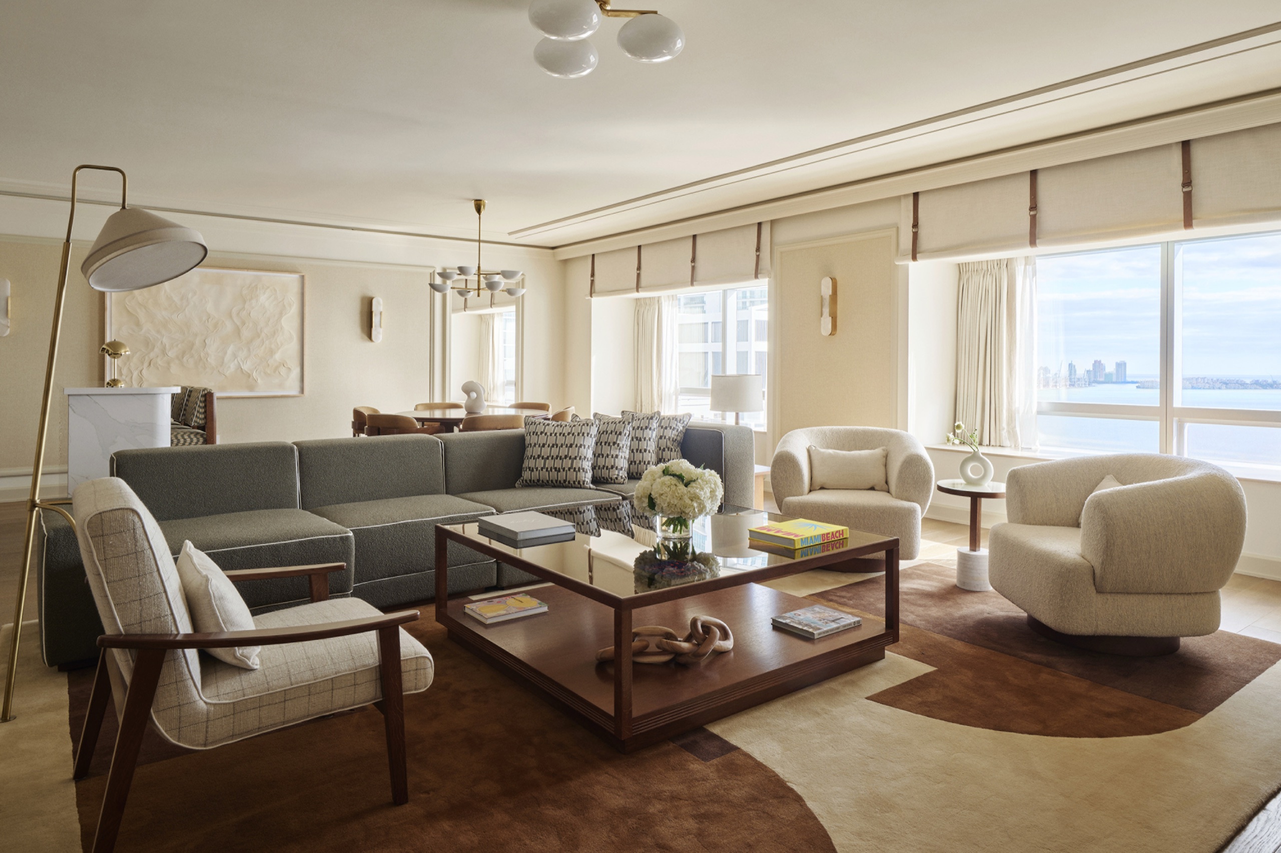 Bayfront Presidential Suite — living room