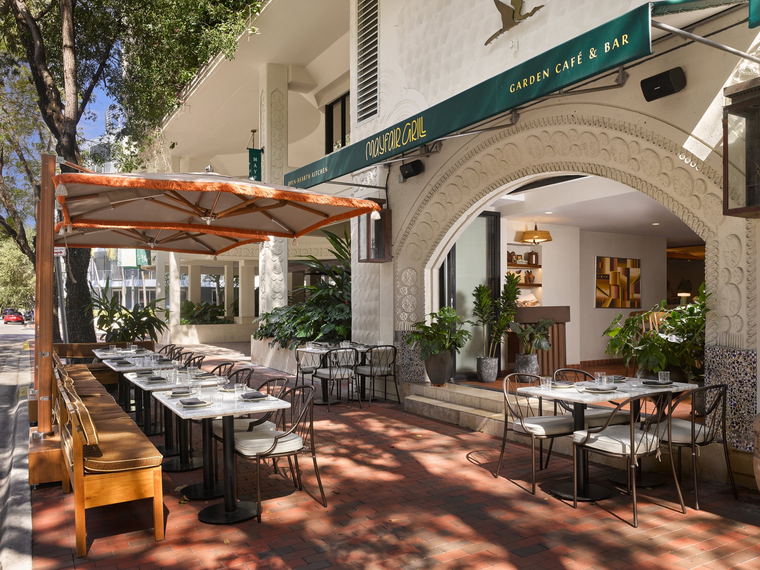 Mayfair Grill garden cafe terrace