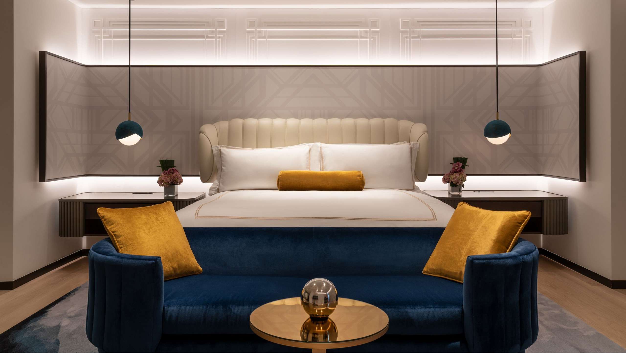 The Ritz-Carlton Suite living and dining room