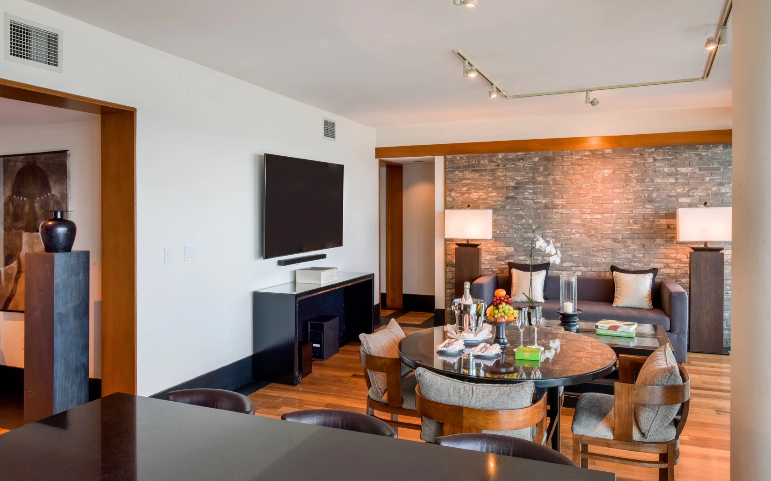 The Penthouse Suite master bedroom