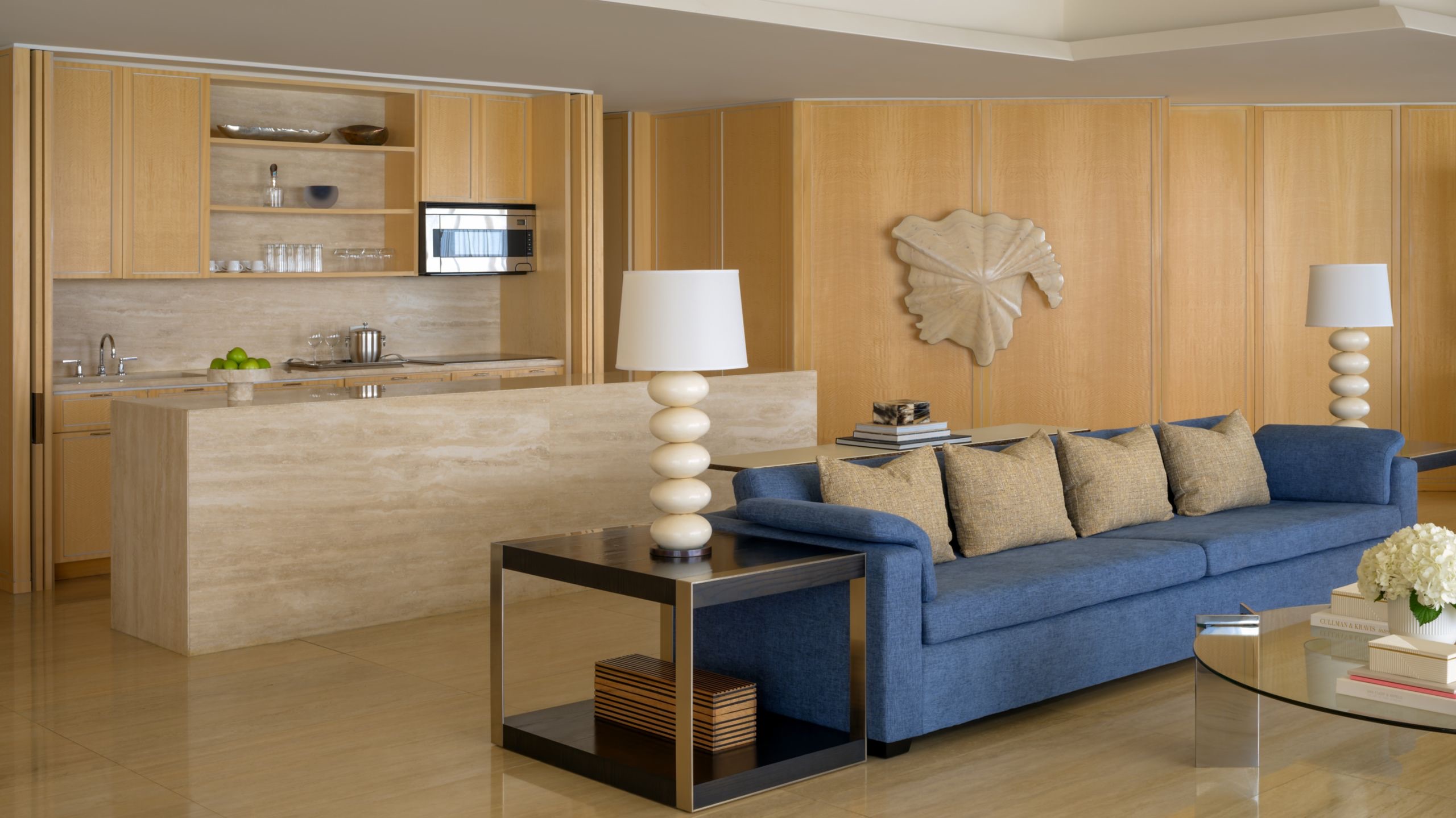 Ocean Palace Suite living and dining room