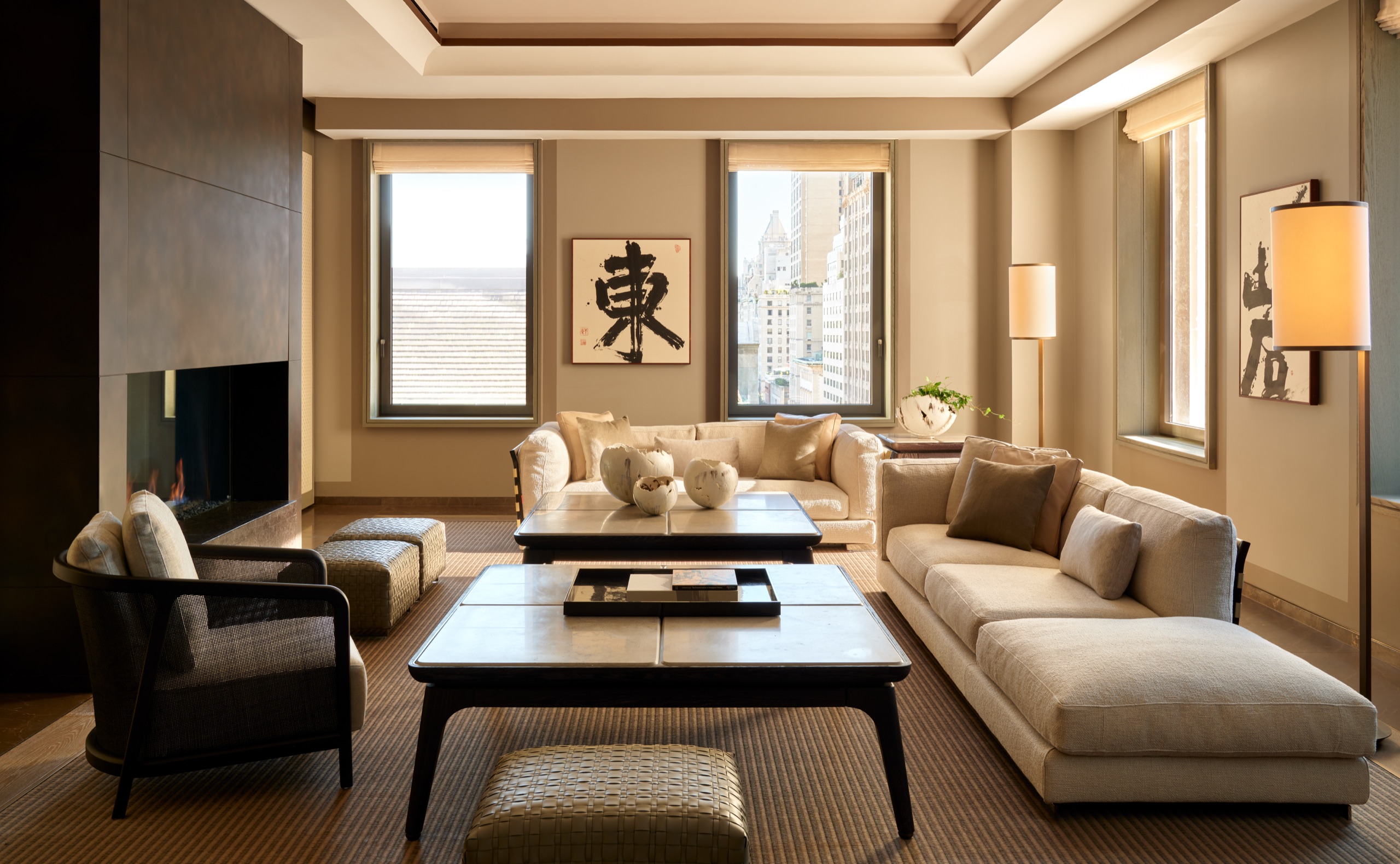 Aman Suite living room