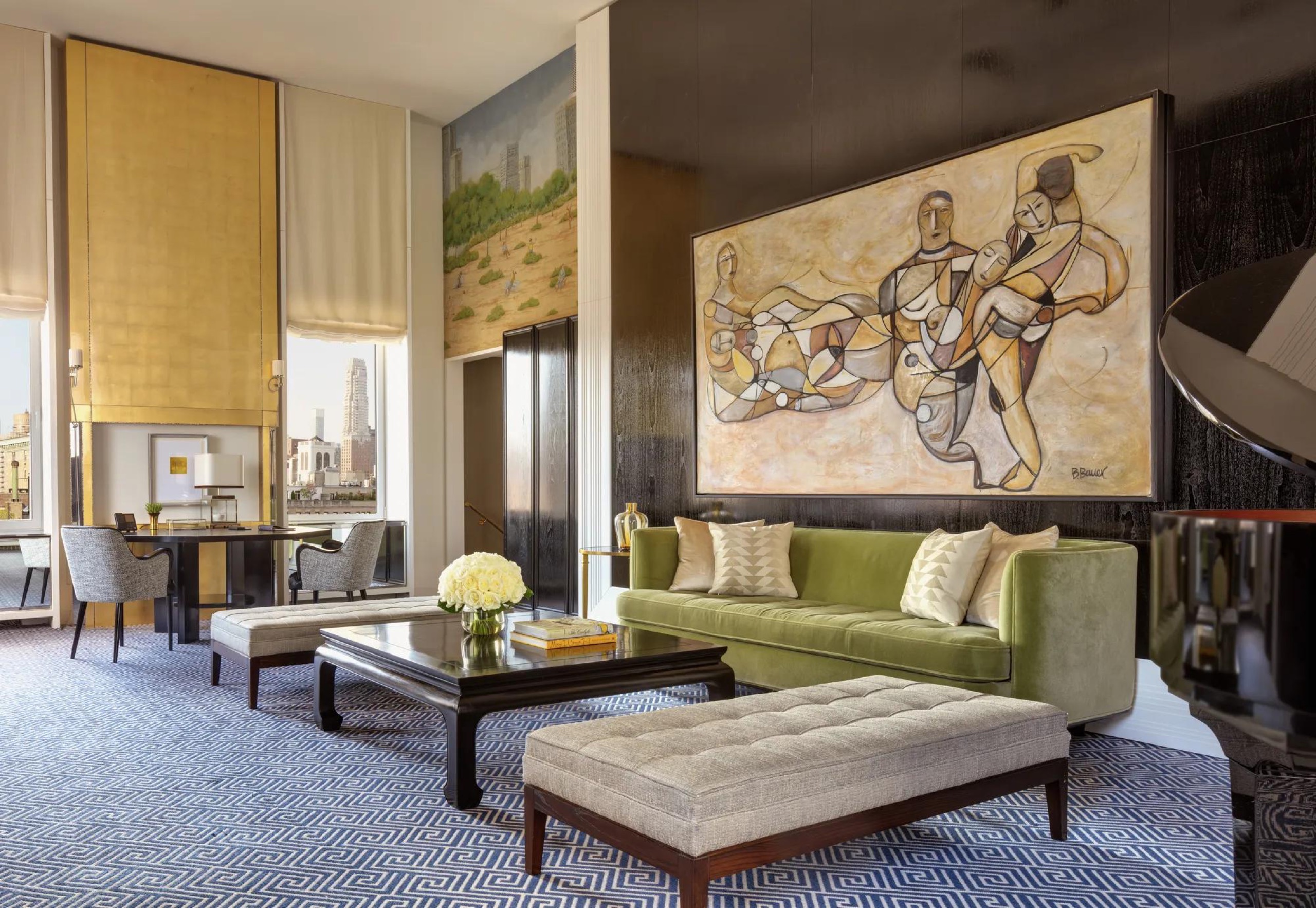 Royal Suite (Suite 2209) double-height living room