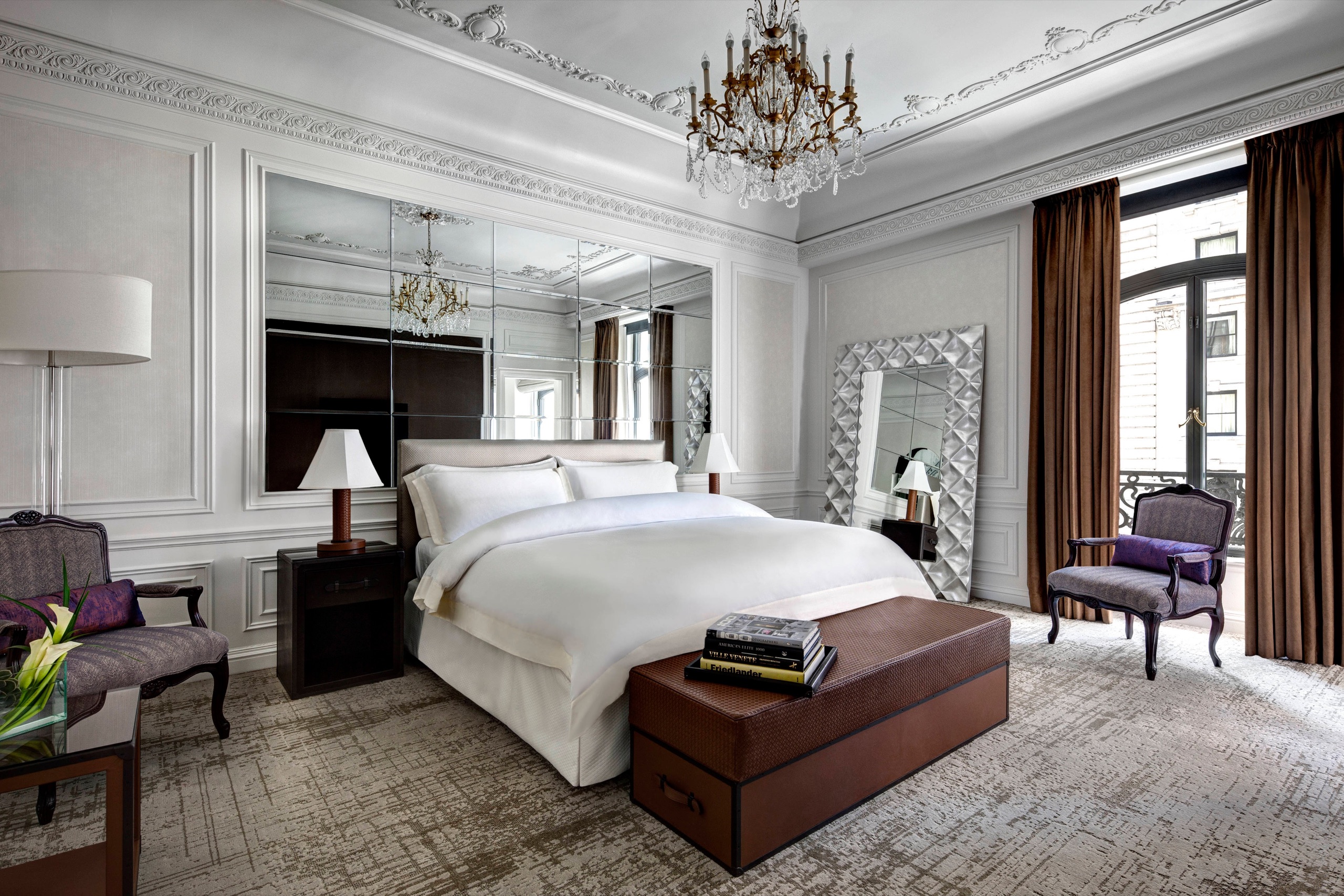 Presidential Suite living room overlooking Central Park
