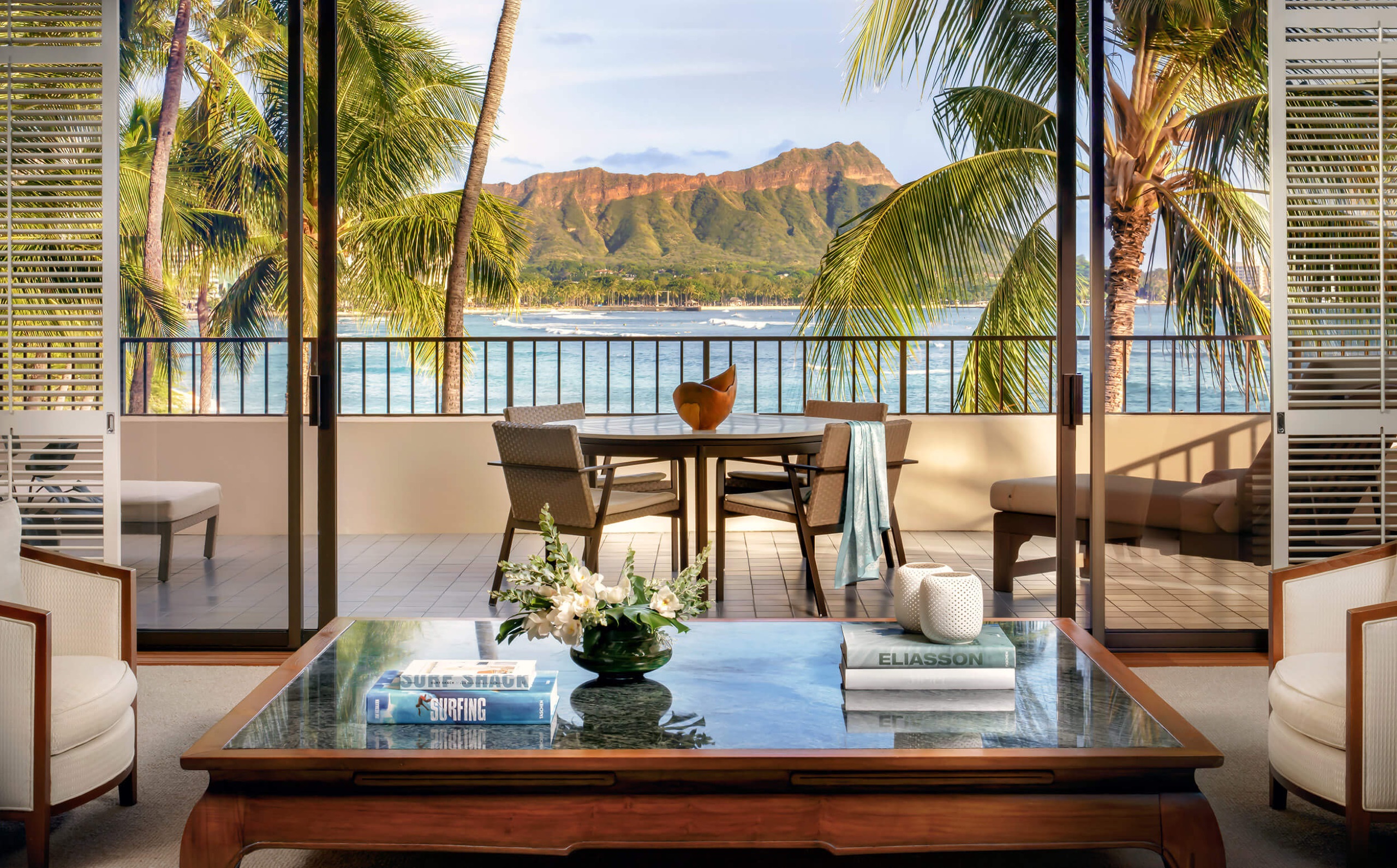 Royal Suite lanai with Diamond Head