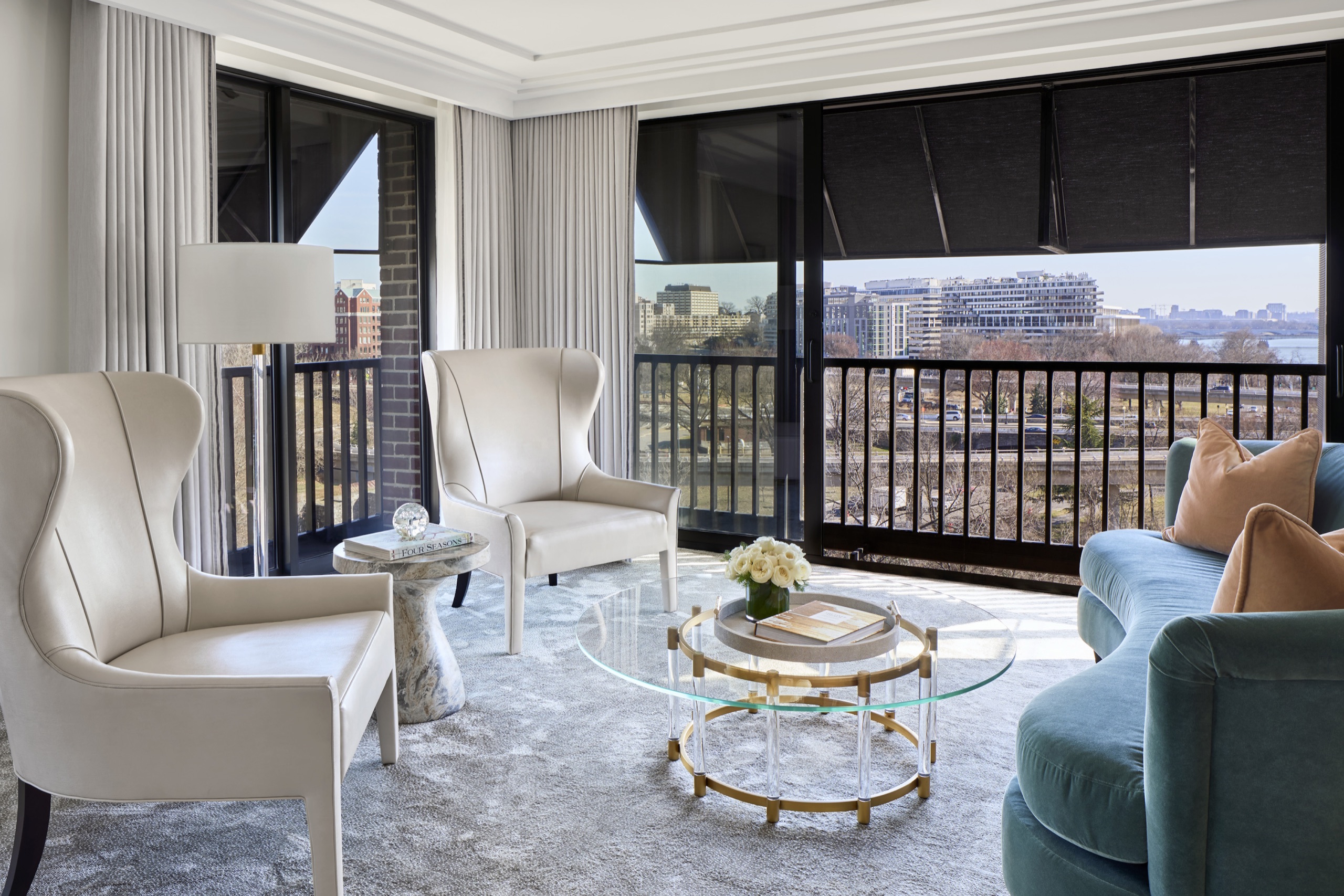 Georgetown Suite - bedroom with private terrace